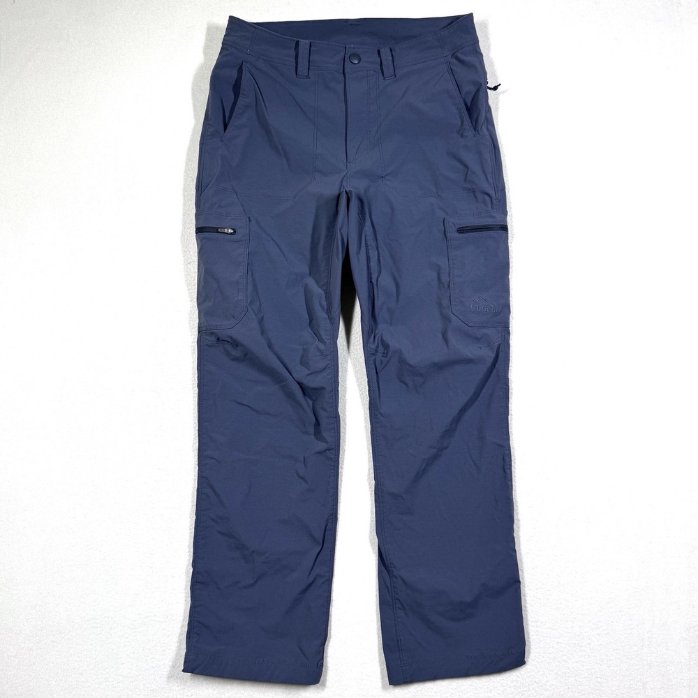 LL Bean Pants Mens 30x29 Cresta Water Resistant Hiking Pant Cargo Outdoor Blue